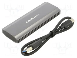 QOLTEC Carcasa de disco M.2 USB 3.1 Gen 2 de aluminio