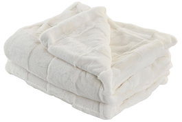 DKD Home Decor Manta Urban Crudo 170 x 130 cm (2 Unidades)