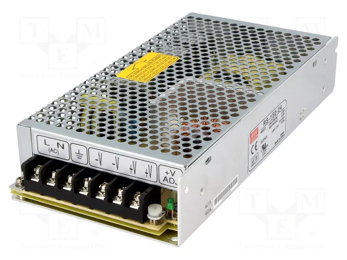 MEAN WELL RS-150-24 Alimentador de impulso 150W 24VDC MEAN WELL RS-150-24 Alimentador de impulso 150W 24VDC