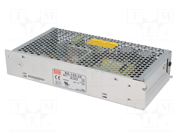 MEAN WELL RS-150-24 Alimentador de impulso 150W 24VDC MEAN WELL RS-150-24 Alimentador de impulso 150W 24VDC
