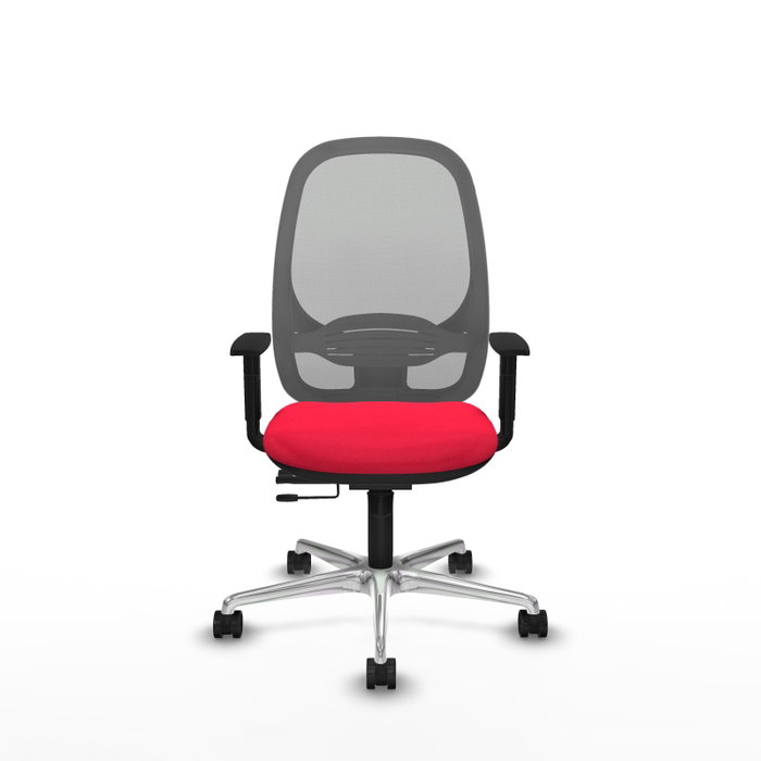 PIQUERAS Y CRESPO Silla de oficina Cilanco Rojo/Gris PIQUERAS Y CRESPO Silla de oficina Cilanco Rojo/Gris