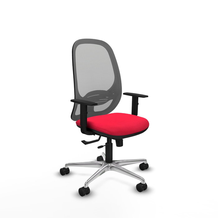 PIQUERAS Y CRESPO Silla de oficina Cilanco Rojo/Gris PIQUERAS Y CRESPO Silla de oficina Cilanco Rojo/Gris