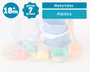 KioKids Set De Cubo De Playa Azul Para Bebés Con 7 Piezas En Polipropileno Y Trigo