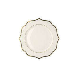 Le coq Plato Ionica 20 cm (6 Unidades) Vajilla Porcelana New Bone China