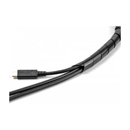 DeLOCK Manguera en espiral flexible 2 m x 10 mm Negro