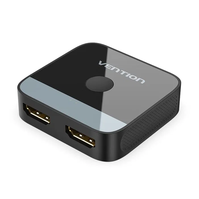 Vention AKOB0 Conmutador HDMI 4K Ultra HD Bidireccional 60Hz - 2x HDMI Hembra Entrada/Salida - 3840x2160 Pixeles - Negro - Plug & Play