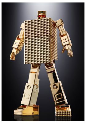 Gx-32Sp Gold Lightan 50Th Anniversary Version Figura 13 Cm Gold Lightan Chogokin