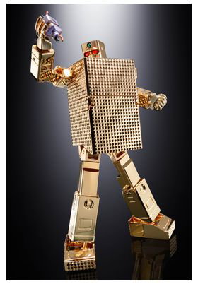 Gx-32Sp Gold Lightan 50Th Anniversary Version Figura 13 Cm Gold Lightan Chogokin