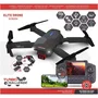 Turbo Challenge Dron RC TUR3301044003291 con Estuche, Doble Cámara, Control Remoto con Pantalla, para Mayores de 14 Años