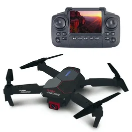 Turbo Challenge Dron RC TUR3301044003291 con Estuche, Doble Cámara, Control Remoto con Pantalla, para Mayores de 14 Años