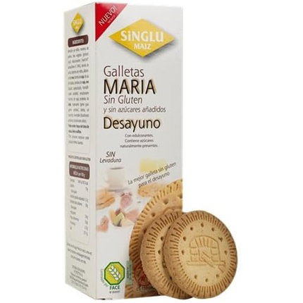 SINGLU Galletas Maria Desayuno sin gluten y sin azúcar