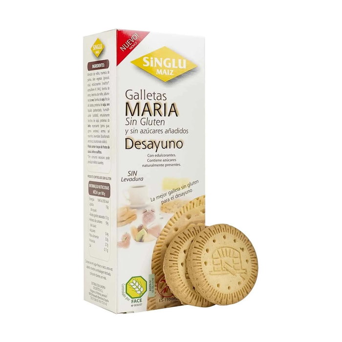 SINGLU Galletas Maria Desayuno sin gluten 200 g