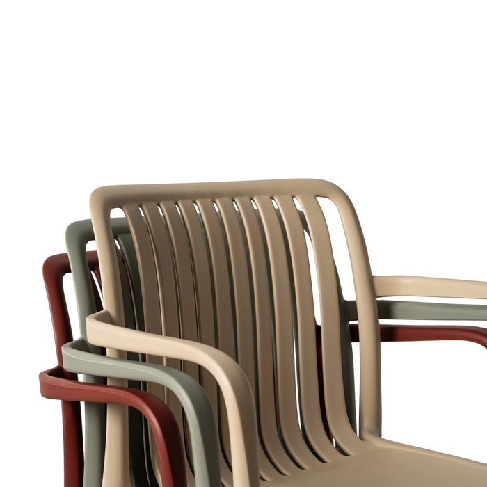 Silla Apilable Polipropileno Exterior 53 X 50 X 77,50 cm (Set de 4) Silla Apilable Polipropileno Exterior 53 X 50 X 77,50 cm (Set de 4)