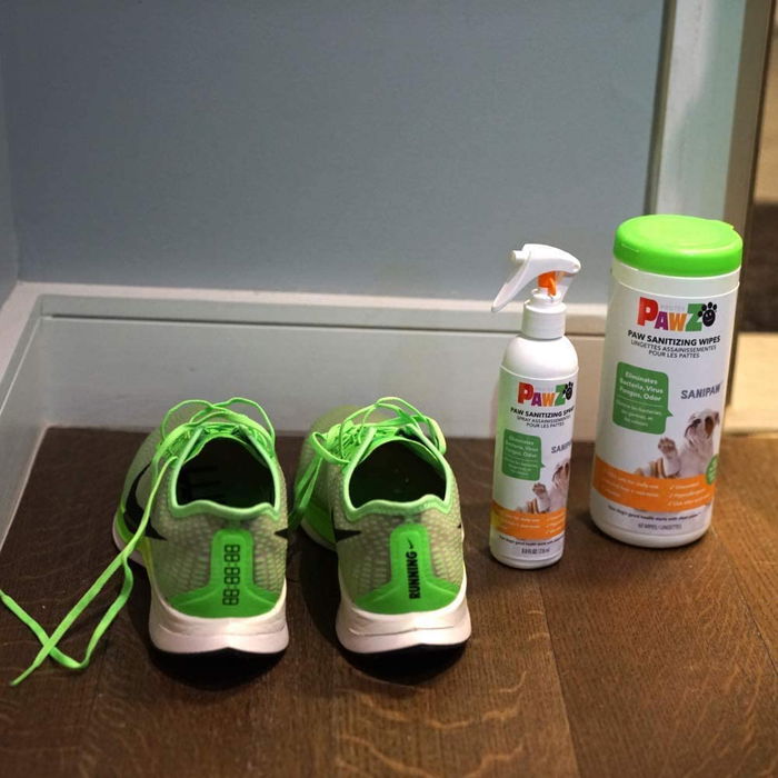 Pawz Botas para Perros Spray 236 mL Limpiador y Desinfectante para Patas