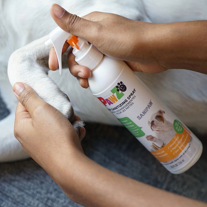 Pawz Botas para Perros Spray 236 mL Limpiador y Desinfectante para Patas