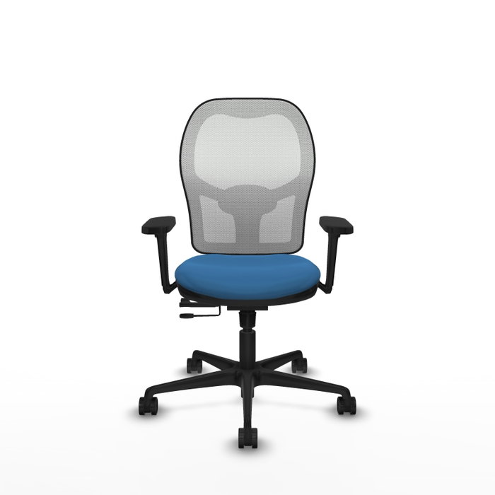 PIQUERAS Y CRESPO Silla de oficina Jorquera Azul claro y Blanco