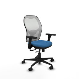 PIQUERAS Y CRESPO Silla de oficina Jorquera Azul claro y Blanco