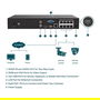 TP-Link VIGI NVR1008H-8MP Grabador NVR de 8 Canales 4K PoE para Cámaras IP