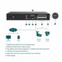 TP-Link VIGI NVR1008H-8MP Grabador de vídeo en red de 8 canales PoE