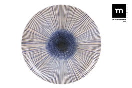 La Mediterranea Bajo Plato Irys Monaco Brillo 32.5cm
