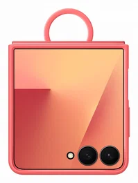Samsung Ring Case Silicone para Galaxy Z Flip7 - Rojo