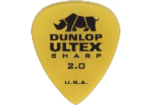 DUNLOP Sachet de 72 plectros de 2,00 mm DUNLOP Sachet de 72 plectros de 2,00 mm