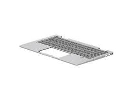 HP Top cover/keyboard Natural Silver Sin lector de huellas dactilares, retroiluminada, sin WWAN, FF (plástico)