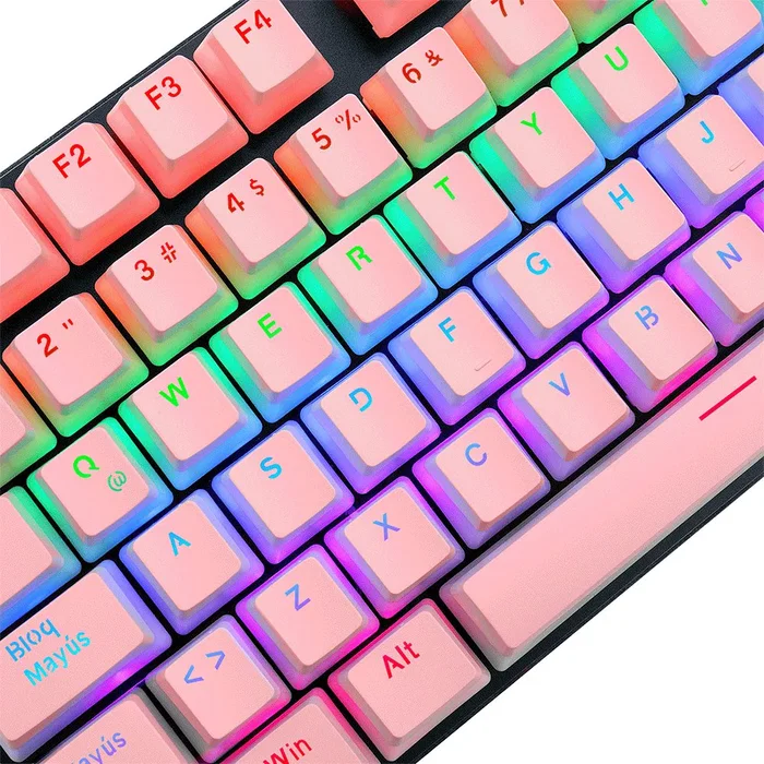 Redragon Scarab Kit Keycaps Pink Rosa para Scarab A130