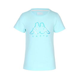 Camiseta de Manga Corta Infantil Kappa 36174CW-871 Azul cielo