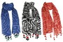 DKD Home Decor Foulard de Algodón Tulum Surtido de 3 unidades