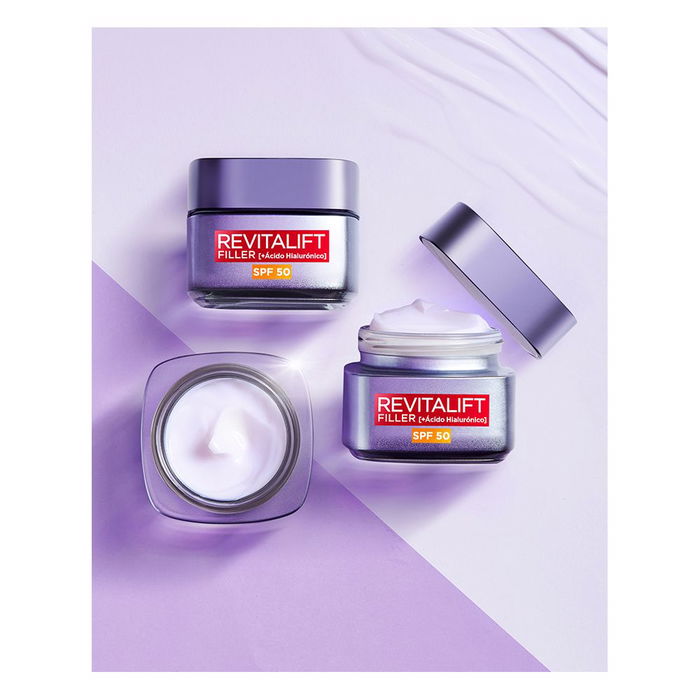 L'Oréal Paris REVITALIFT FILLER ácido hialurónico Crema Día SPF50 50 ml L'Oréal Paris REVITALIFT FILLER ácido hialurónico Crema Día SPF50 50 ml