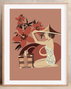 DKD Home Decor Cuadro Lienzo MDF 50x3x70 Mujer Enmarcado (Surtido de 2)