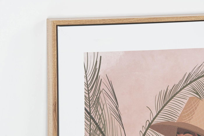 DKD Home Decor Cuadro Lienzo MDF 50x3x70 Mujer Enmarcado (Surtido de 2)