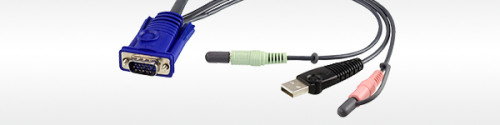 ATEN KA7176 Adaptador KVM VGA/Audio USB con soporte Virtual Media
