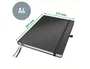 Leitz Cuaderno Encolado Complete Tapa Dura DIN A4 80 Hojas Cuadro 5 mm Rojo