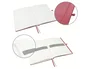Leitz Cuaderno Encolado Complete Tapa Dura DIN A4 80 Hojas Cuadro 5 mm Rojo