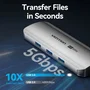 Vention Docking Station TQLHB 9 en 1 USB-C Gris