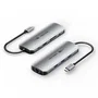 Vention Docking Station TQLHB 9 en 1 USB-C Gris