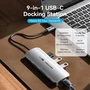 Vention Docking Station TQLHB 9 en 1 USB-C Gris