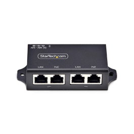 Startech Inyector PoE+ Gigabit de 2 Puertos AF221CE-POE-INJECTOR