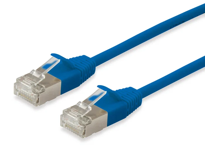 Equip Cable de Red Cat6a F/FTP 3m Azul Slim LSZH Equip Cable de Red Cat6a F/FTP 3m Azul Slim LSZH