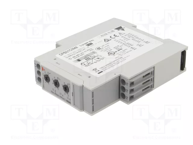 CARLO GAVAZZI DPB01CM48 Relé de monitorización de tensión trifásica SPDT