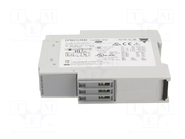 CARLO GAVAZZI DPB01CM48 Relé de monitorización de tensión trifásica SPDT