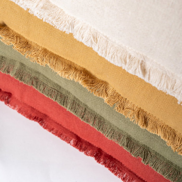 Cojín Teja 70% Algodón / 30% Lino 50 X 30 cm (Set de 2)