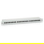 Equip Patch Panel de 24 Puertos Cat 6 F/UTP - Apantallado, Color Gris Claro