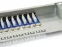 Equip 326324 Panel de Parcheo 1U, 24 Puertos RJ-45 Cat6 Apantallado, Contactos Chapados en Oro, para Montaje en Bastidor, Color Gris