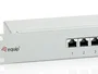 Equip 326324 Panel de Parcheo 1U, 24 Puertos RJ-45 Cat6 Apantallado, Contactos Chapados en Oro, para Montaje en Bastidor, Color Gris