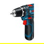 Bosch GSR 12V-15 Vorteils-Set Taladro Atornillador Inalámbrico 12V Li-Ion, 2 Velocidades (0-400/1300 RPM), Par 30 Nm, Incluye Batería y Cargador