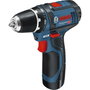 Bosch Professional GSR 12V-15 Atornillador inalámbrico 12V con 2 baterías de 2.0Ah y cargador