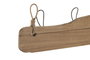 DKD Home Decor Perchero Paulownia y Metal Natural 91x23x12 cm